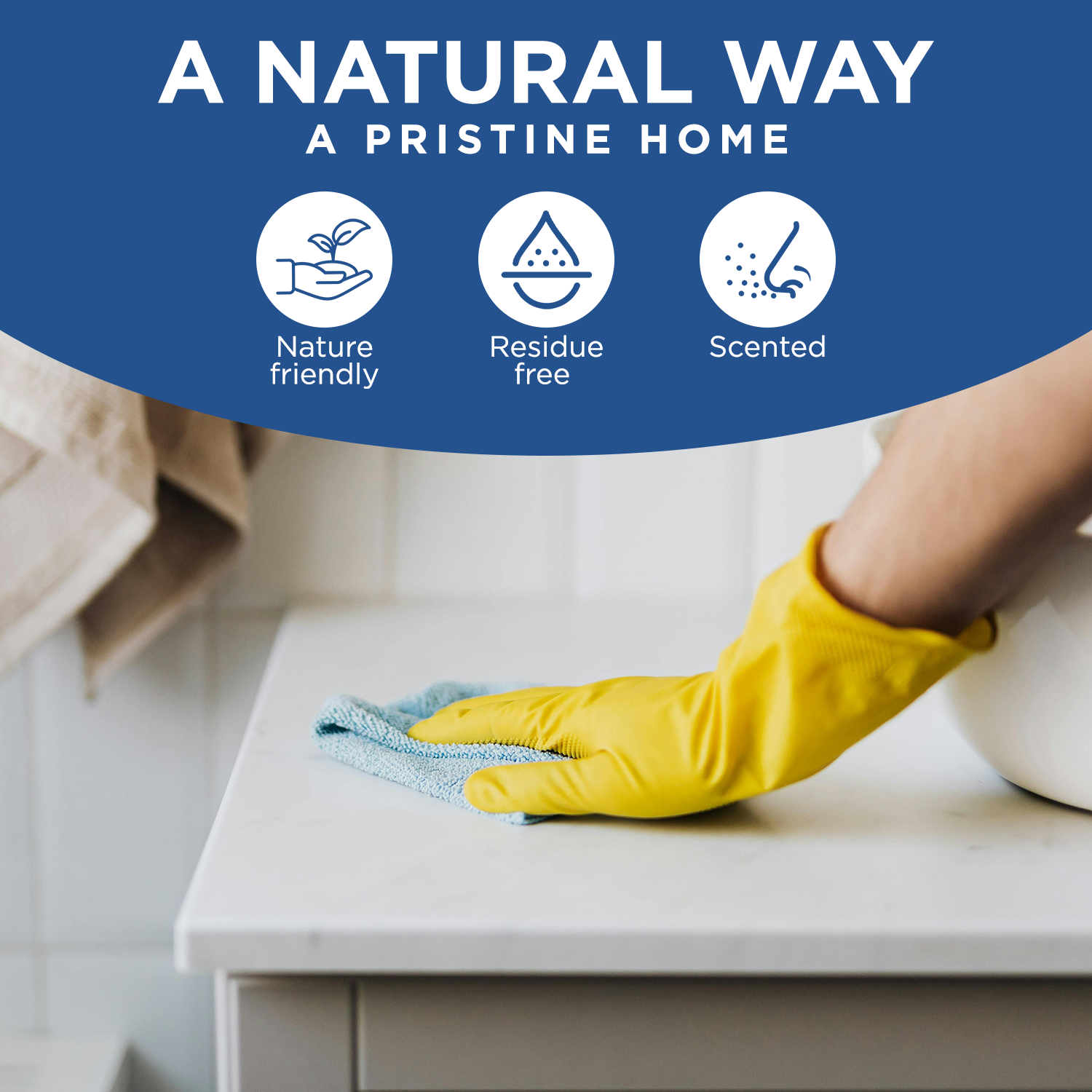 Tap & Shower Cleaner Spray | Removes Limescale, Hard Water Stains & Soap Scum | Highly Effective Formula for Sparkling Shine | Ideal for Chrome Glass Steel Porcelain Ceramic