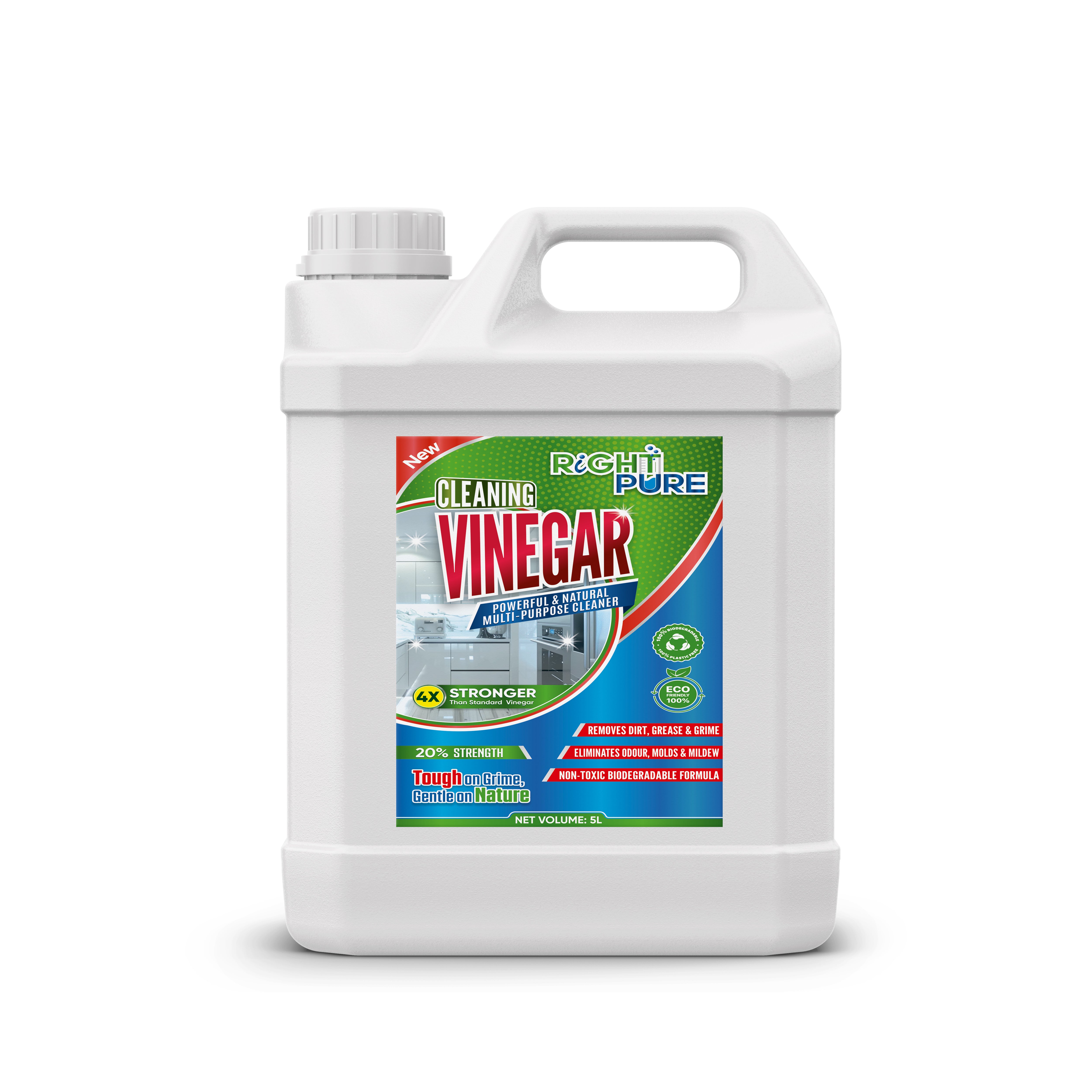 Cleaning Vinegar 20% – Industrial-Strength Natural Cleaner & Descaler