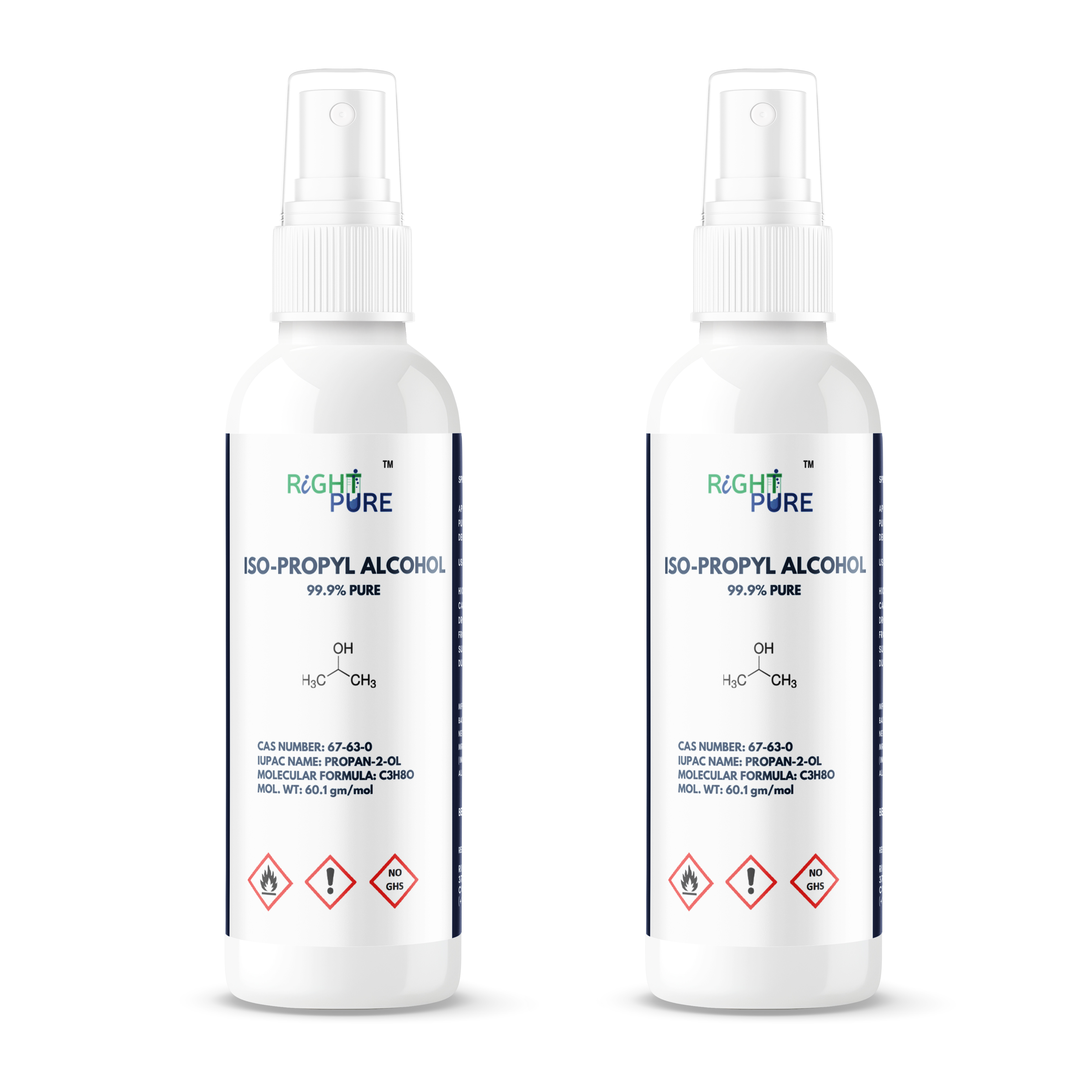 Iso-Propyl Alcohol 99.9% Spray Laboratory Reagent Grade For Technical and General Purpose Use