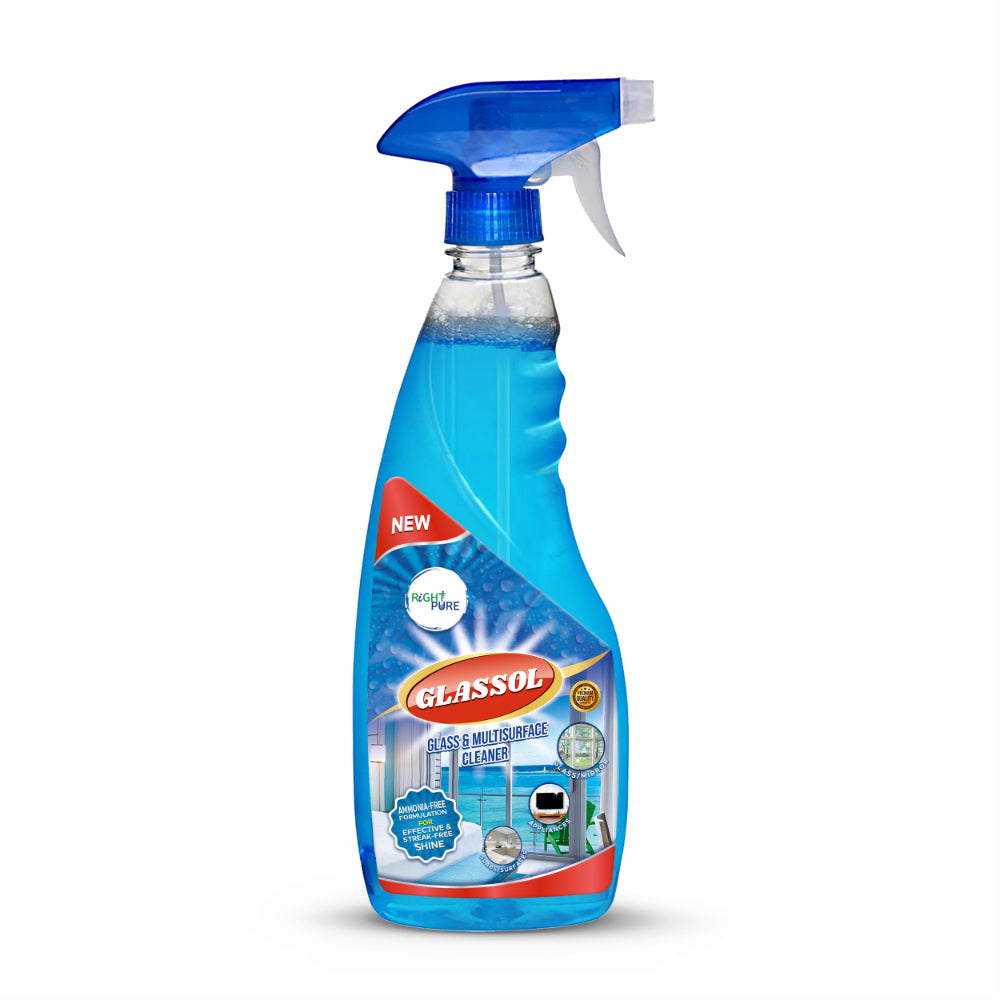 Glass Cleaner Spray For Home & Kitchen Ammonia-Free Non-Toxic Non-Corrosive Ensures Streak-Free Shine