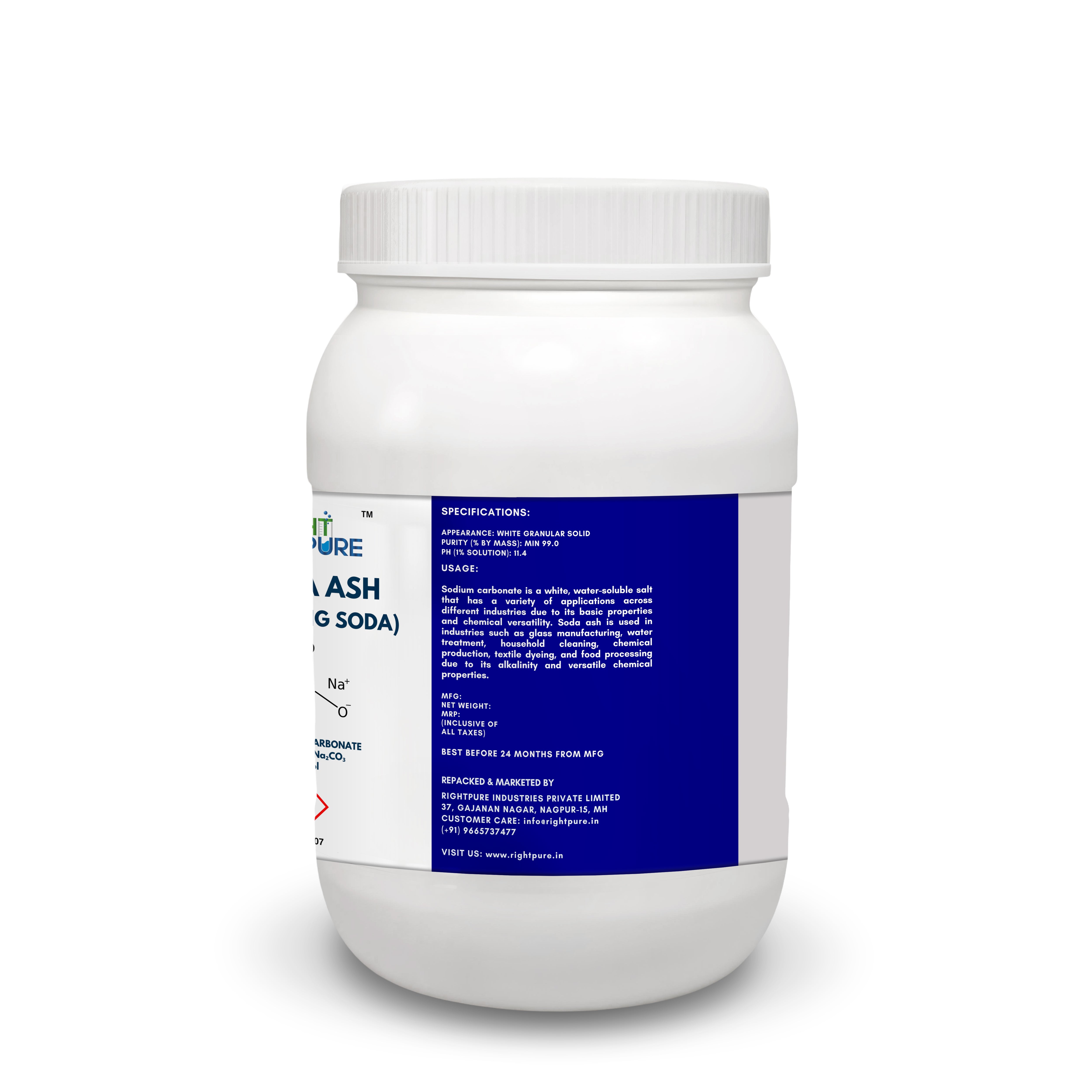 Washing Soda Soda Ash Light Powder Detergent Booster (Sodium Carbonate)